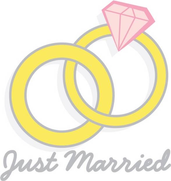 Picture of Just Married SVG File