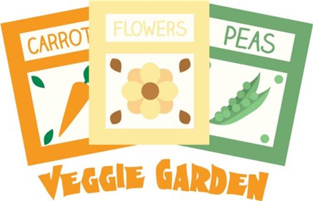 Picture of Veggie Garden SVG File