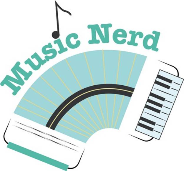 Picture of Music Nerd SVG File
