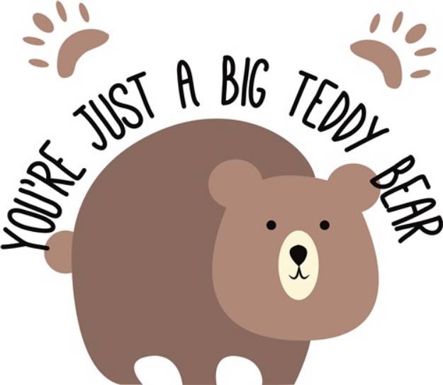 Picture of Big Teddy Bear SVG File