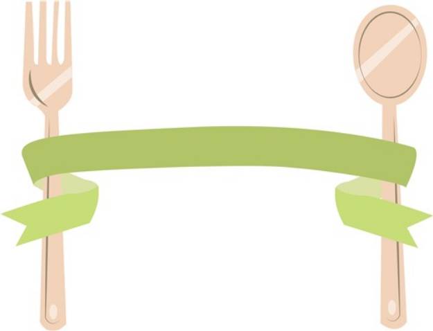 Picture of Fork & Spoon SVG File