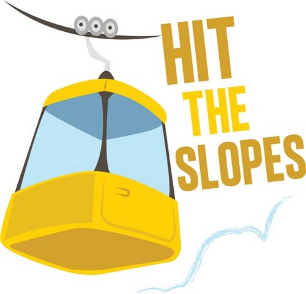 Picture of Hit The Slopes SVG File