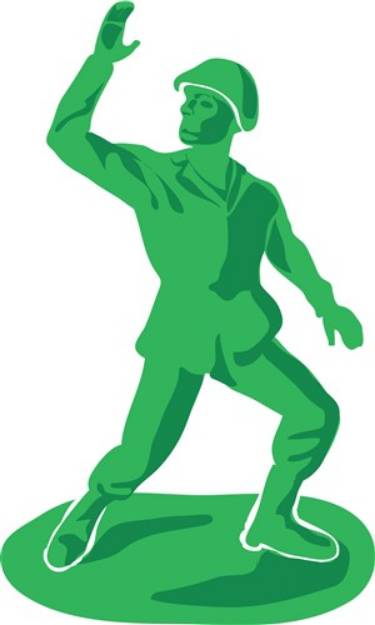 Picture of Toy Soldier SVG File