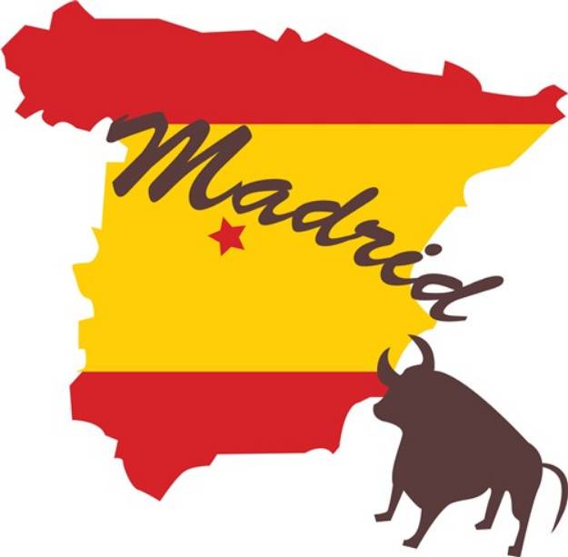 Picture of Madrid SVG File
