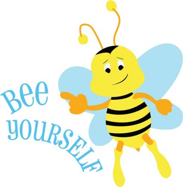 Picture of Bee Yourself SVG File