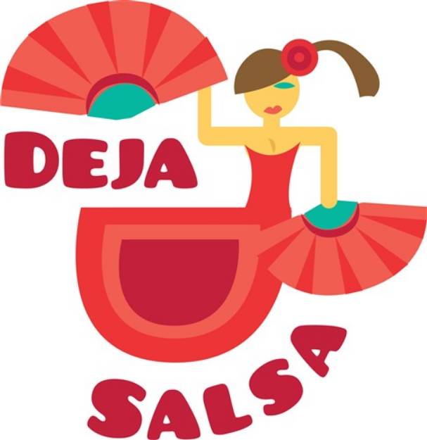 Picture of Deja Salsa SVG File