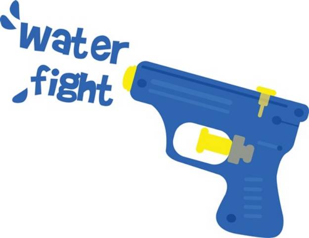 Picture of Water Fight SVG File