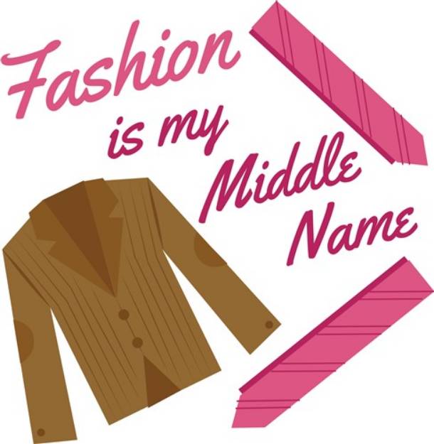 Picture of Fashion Is My Name SVG File