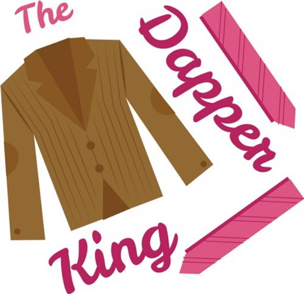 Picture of Dapper King SVG File