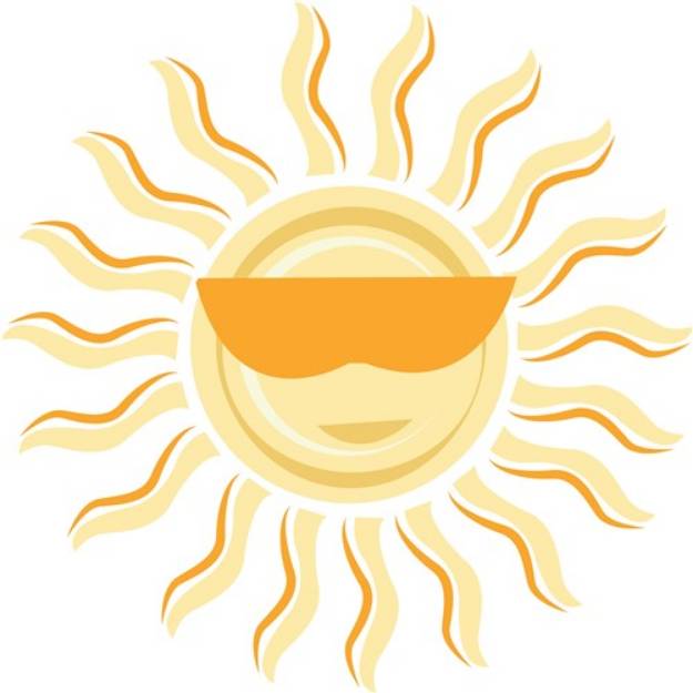 Picture of Summer Sun SVG File