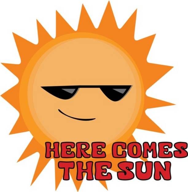 Picture of Here Comes Sun SVG File