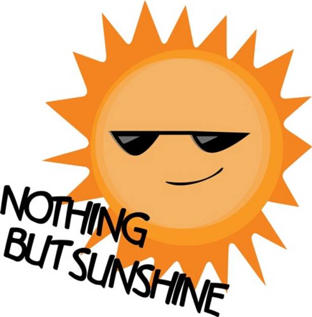 Picture of Nothing But Sunshine SVG File