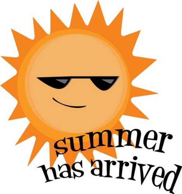 Picture of Summer Has Arrived SVG File