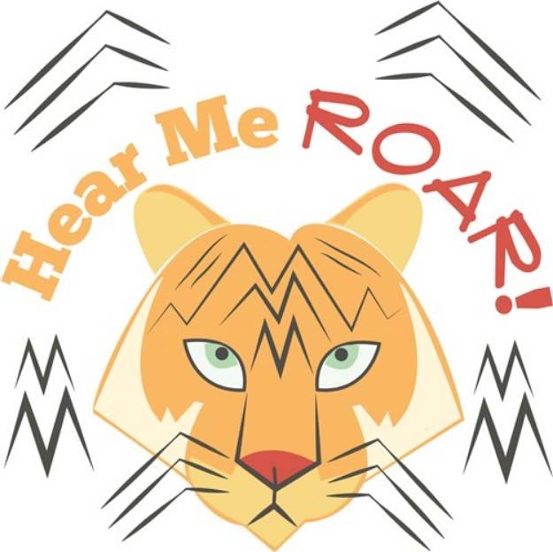 Picture of Hear Me Roar SVG File