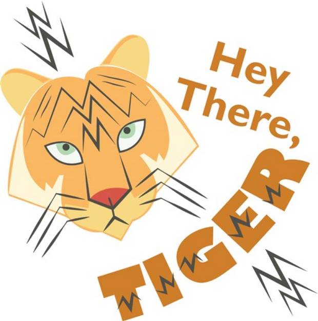 Picture of Hey Tiger SVG File