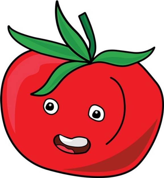 Picture of Funny Tomato SVG File