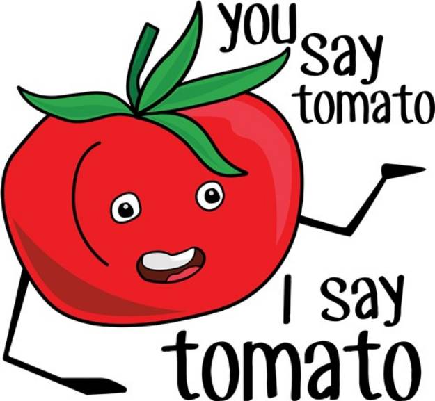 Picture of You Say Tomato SVG File