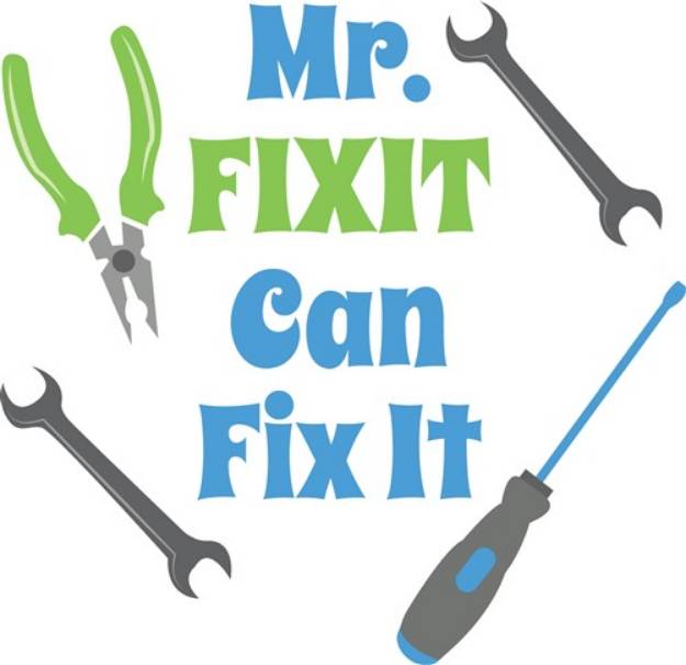 Picture of Mr Fix IT SVG File