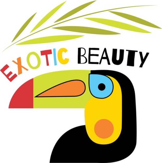 Picture of Exotic Beauty SVG File