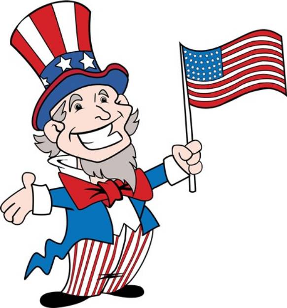 Picture of Uncle Sam SVG File