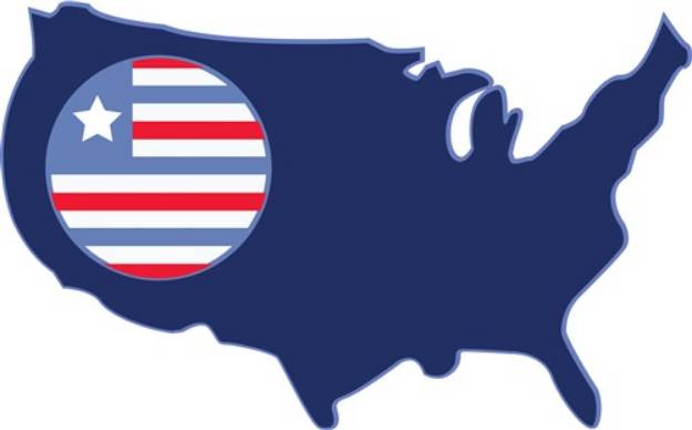 Picture of United States SVG File