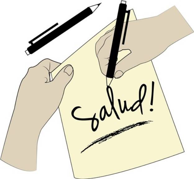 Picture of Salud SVG File