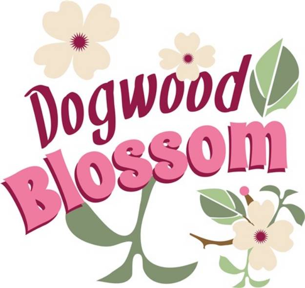 Picture of Dogwood Blossom SVG File