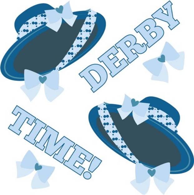 Picture of Derby Time SVG File