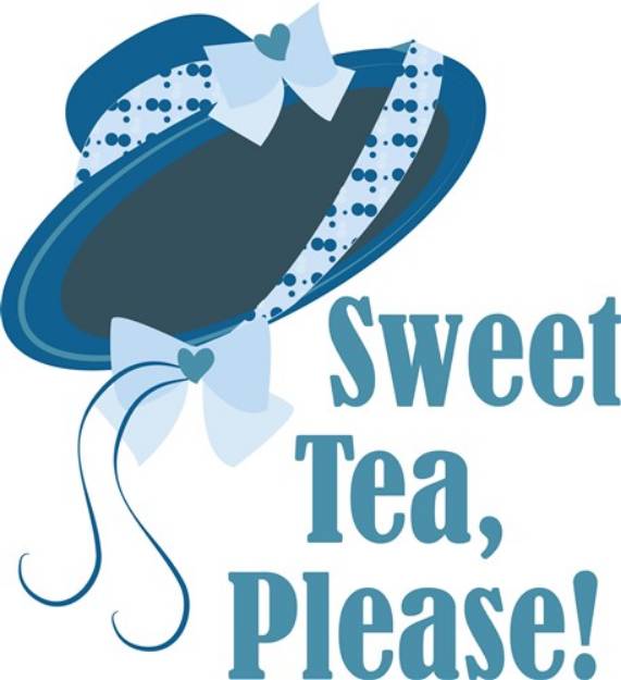 Picture of Sweet Tea Please SVG File