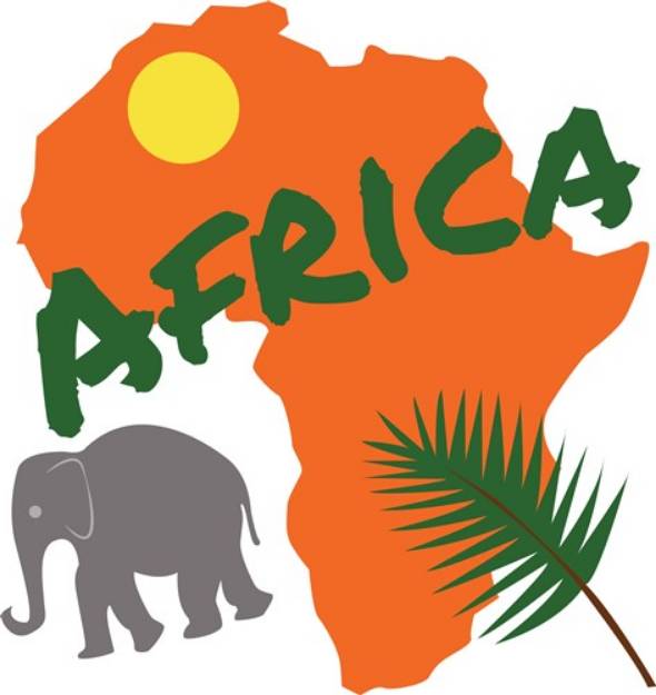 Picture of Africa SVG File