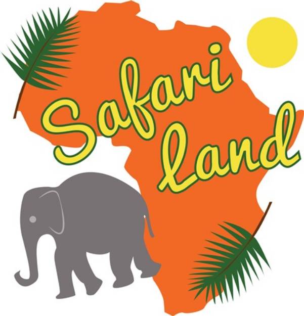 Picture of Safari Land SVG File