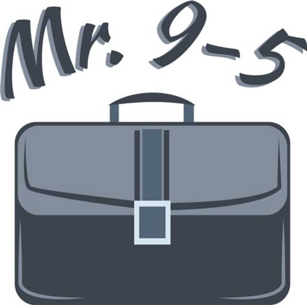 Picture of Mr 9-5 SVG File
