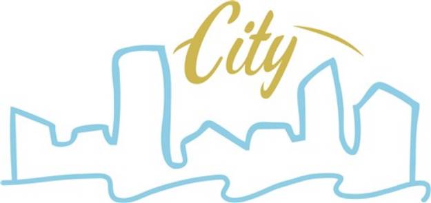 Picture of City Skyline SVG File