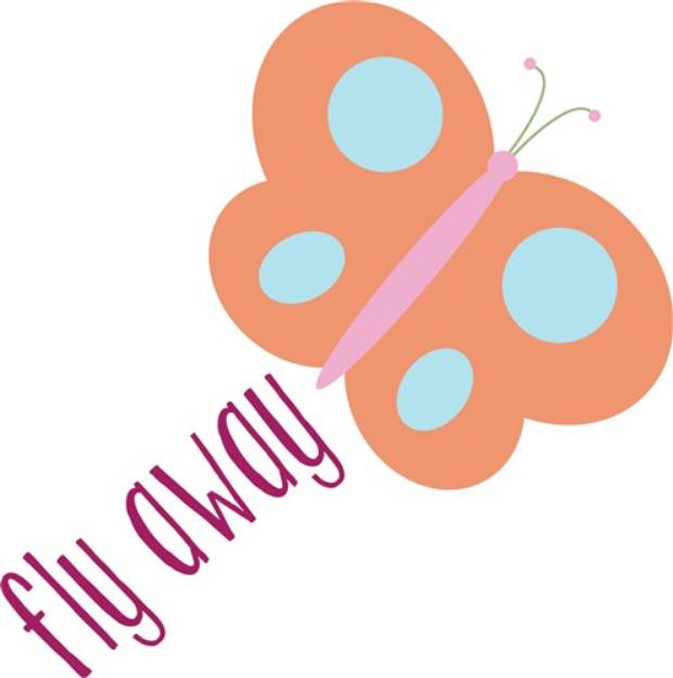 Picture of Fly Away SVG File
