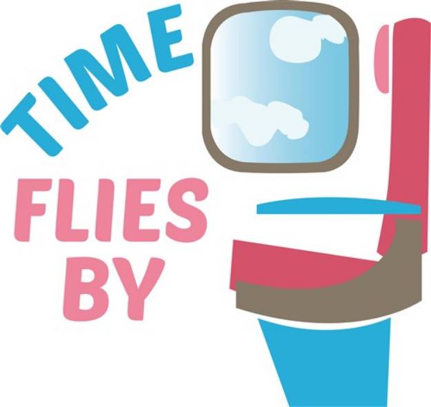 Picture of Times Flies By SVG File