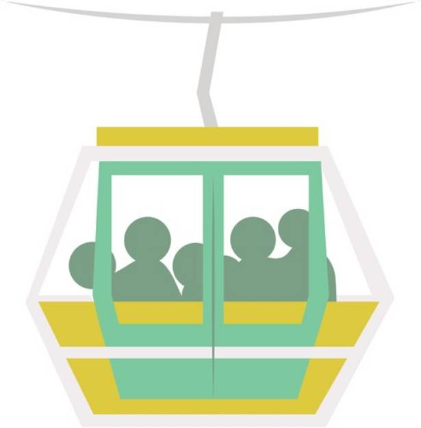 Picture of Chair Lift SVG File