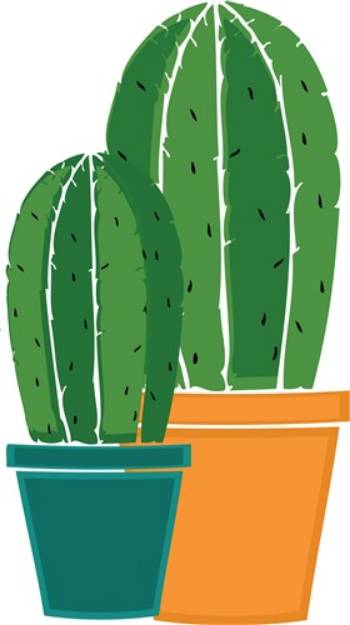 Picture of Potted Cactus SVG File