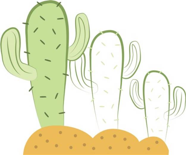 Picture of Desert Cactus SVG File
