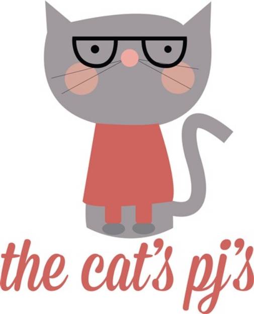Picture of The Cats PJs SVG File