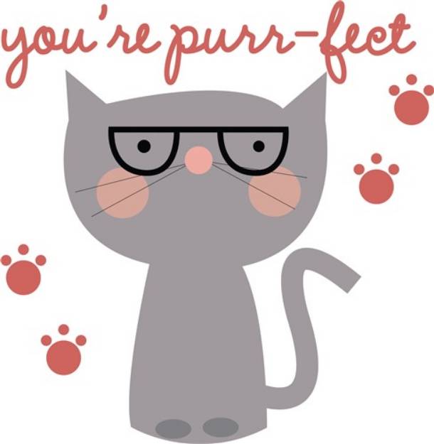 Picture of Youre Purrfect SVG File