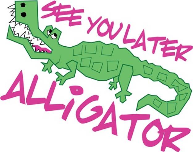 Picture of Later Alligator SVG File