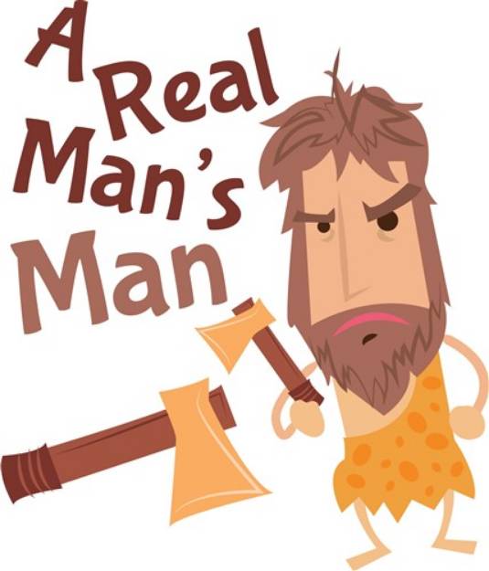 Picture of A Real Man SVG File
