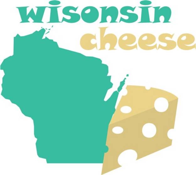 Picture of Wisconsin Cheese SVG File