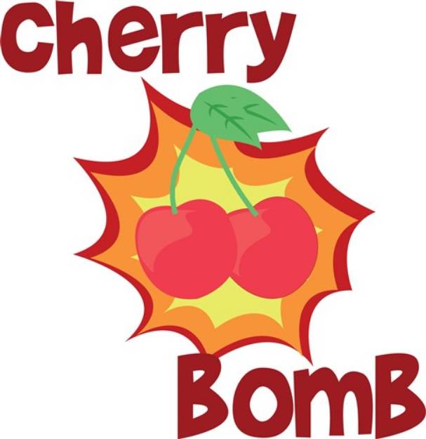 Picture of Cherry Bomb SVG File