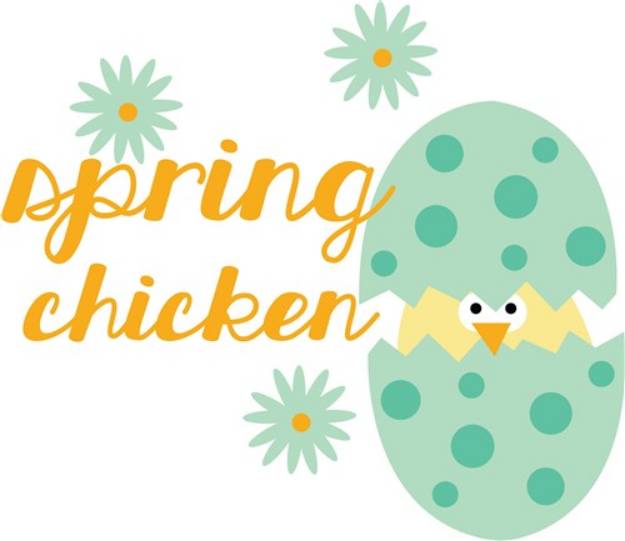 Picture of Spring Chicken SVG File
