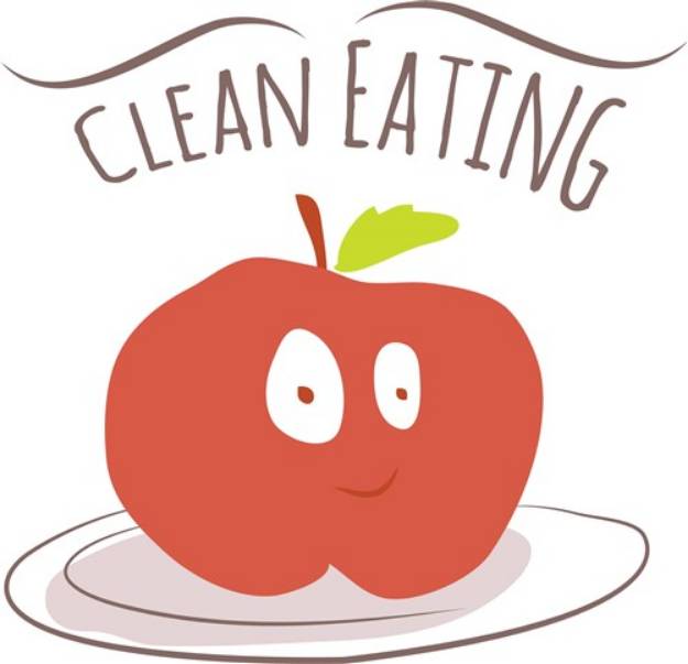 Picture of Clean Eating SVG File