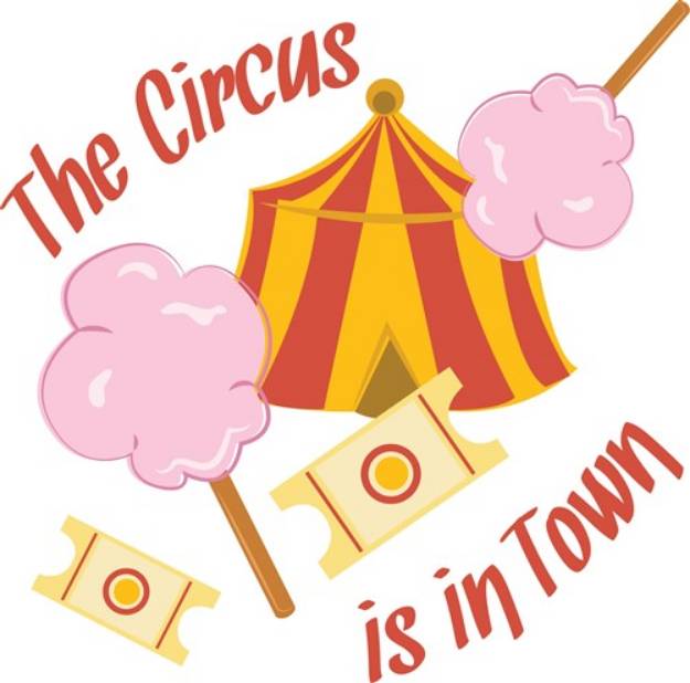 Picture of Circus In Town SVG File