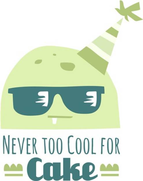 Picture of Never Too Cool SVG File