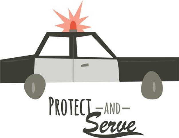 Picture of Protect And Serve SVG File