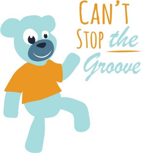 Picture of Cant Stop Groove SVG File